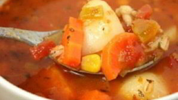 овощной суп с перловкой