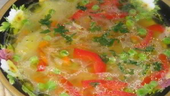 овощной суп веселенький