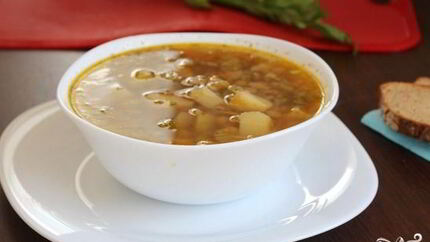 Постный овощной суп