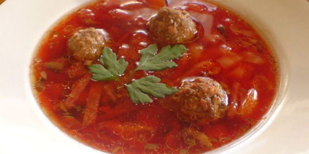 Рецепт супчика из овощей и фрикадельки