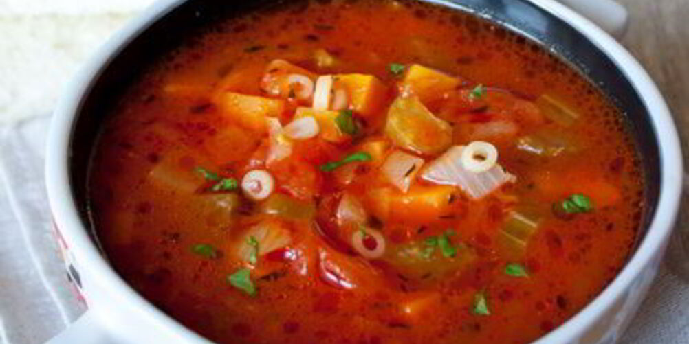 Рецепт томатного овощной суп