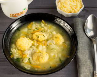 Суп с клецками