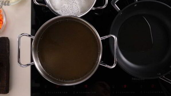 классический рассольник на говяжьем бульоне