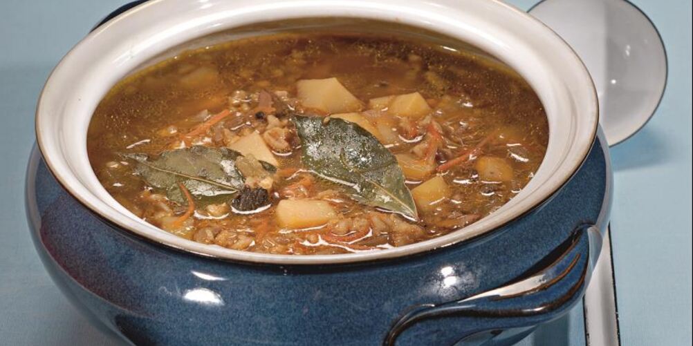 Рецепт овощного рассольника с грибами