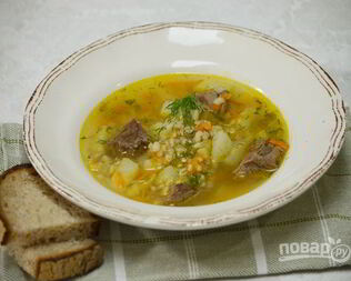 Рассольник классический с перловкой