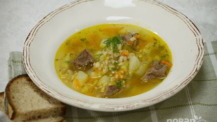 Рассольник классический с перловкой