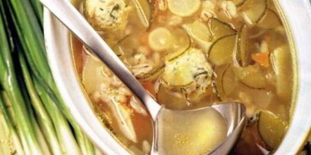 Рецепт рассольника рыбного с фрикадельками