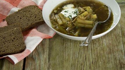 Рассольник с грибами по-суздальски