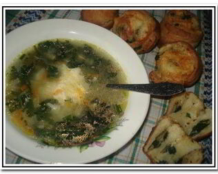 Рассольник с крапивой