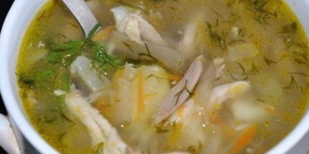 Рецепт рассольника с курицей и рисом