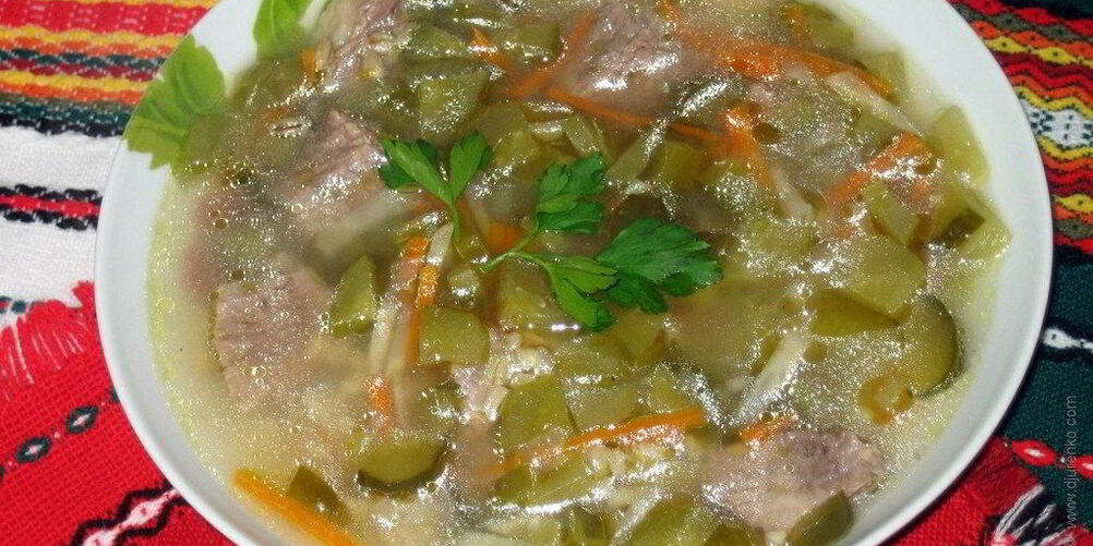 Рецепт рассольника с сельдереем