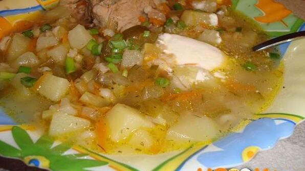 рассольник в мультиварке