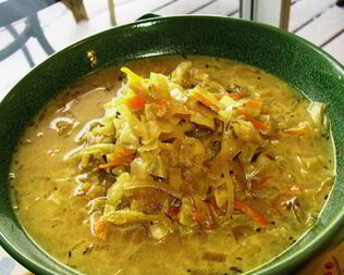 Постные кислые щи