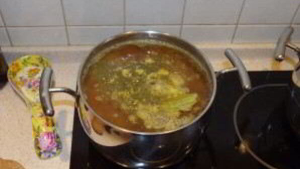 щи из капусты со свининой