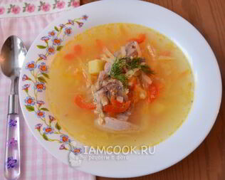 Щи из квашеной капусты с пшеном