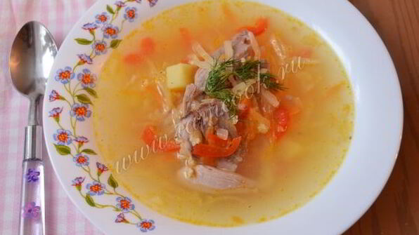 щи из квашеной капусты с пшеном
