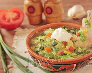 Щи из пекинской капусты