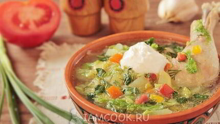 Щи из пекинской капусты