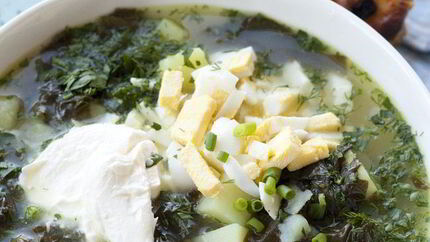 Щи из щавеля