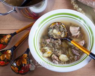 Щи из серой капусты