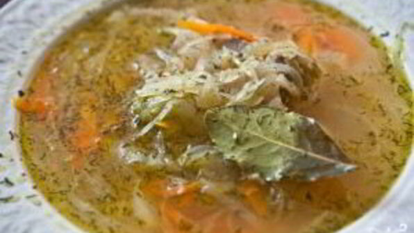 щи из соленой капусты