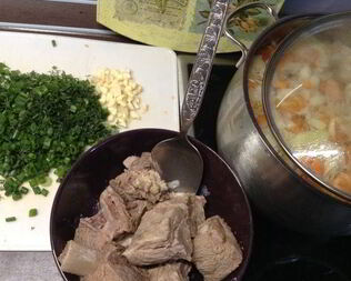 Щи летние Телячьи нежности