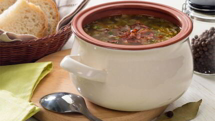 Щи с беконом