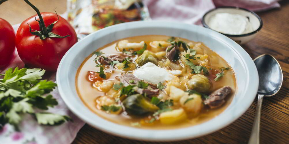 Рецепт щей с тремя видами капусты