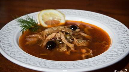 Грибная солянка в мультиварке