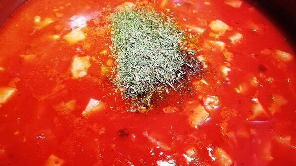 мясная солянка по-селянски