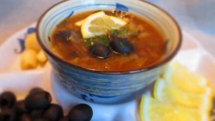 Солянка грибная постная