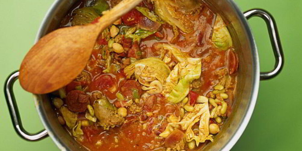 Рецепт солянки из капусты с мясом