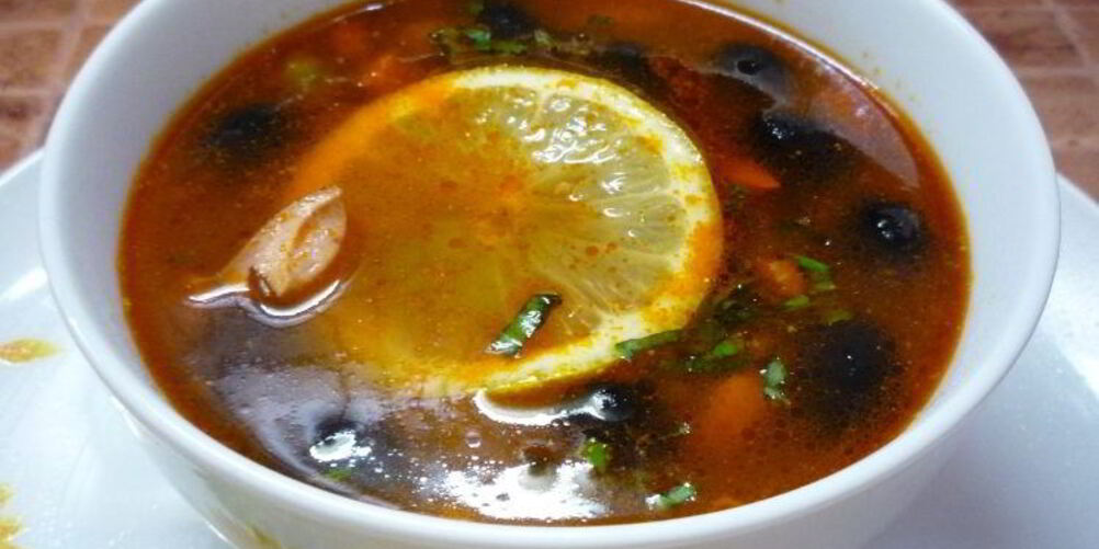 Рецепт солянки из зеленых помидор