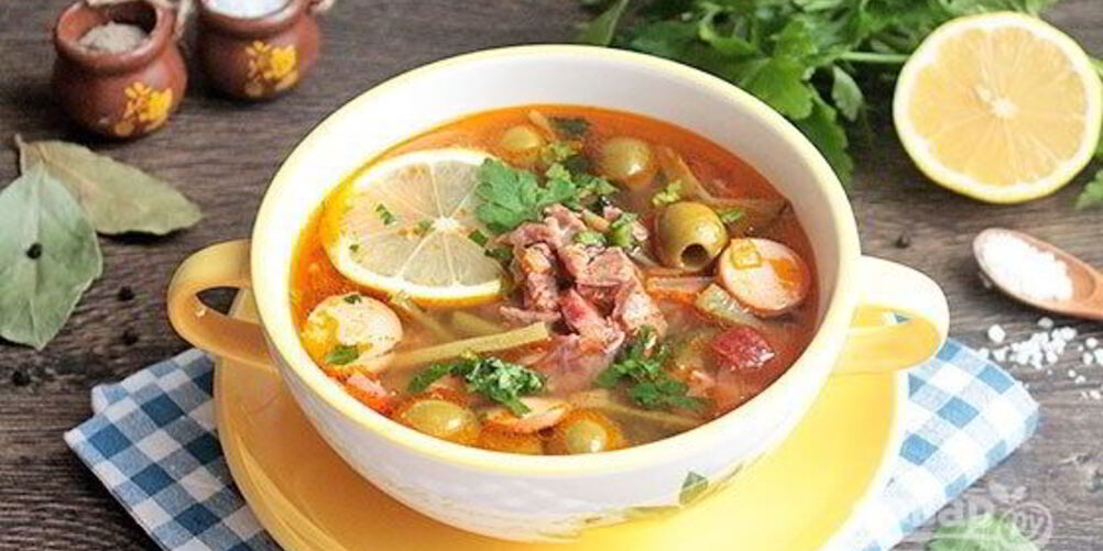 Рецепт солянки мясной