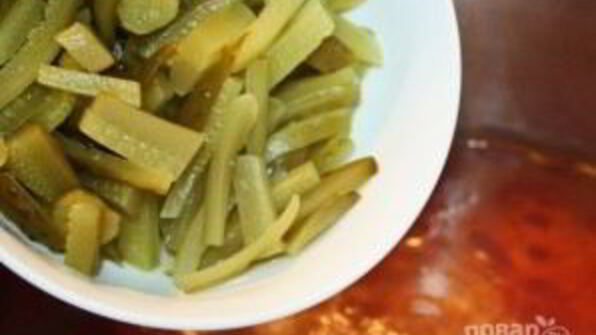 солянка с креветками