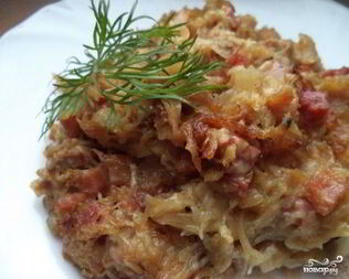 Солянка с квашеной капустой