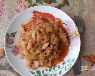 Солянка с сардельками в мультиварке