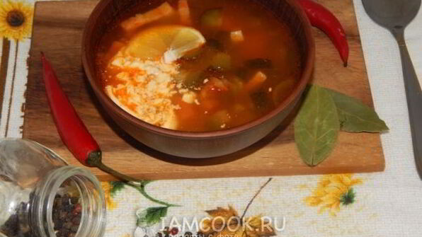 солянка сборная мясная классическая