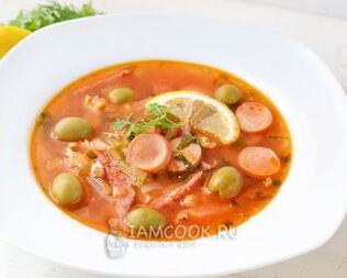 Суп солянка классическая