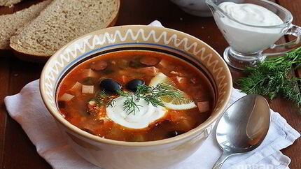 Суп-солянка мясная