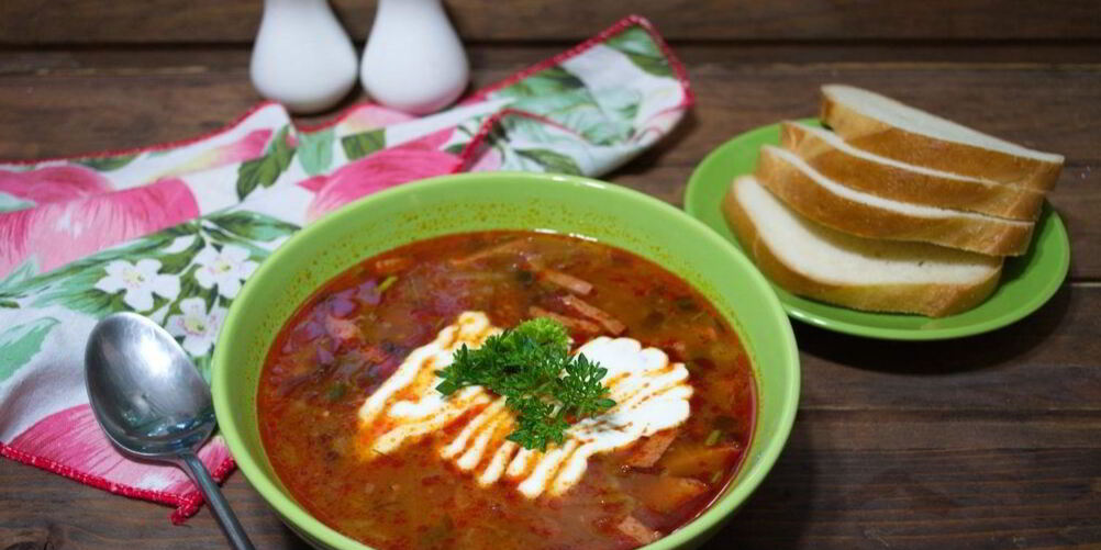 Рецепт супа солянка сборная мясная