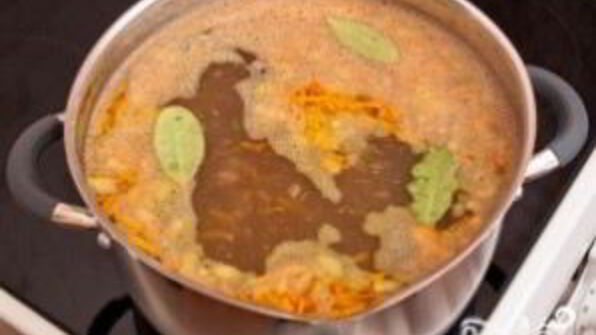 суп гречневый с курицей