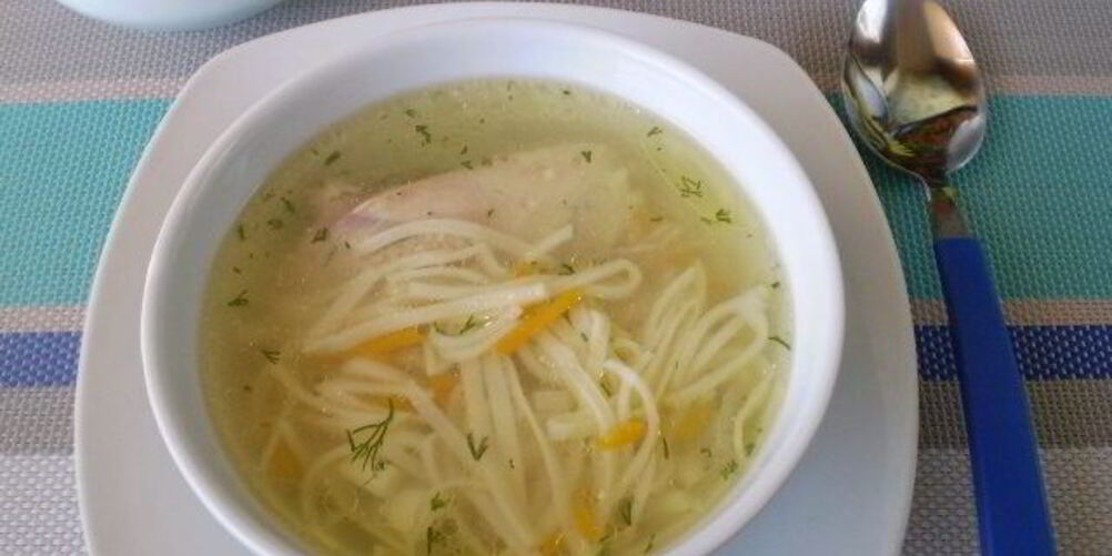 Рецепт супа из домашней лапши