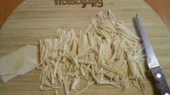 суп из домашней лапши