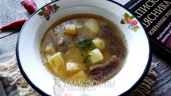 суп из оленины