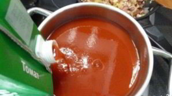суп из томатного сока