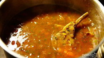 Харчо с аджикой