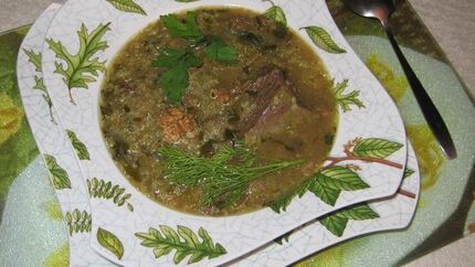 Харчо с грецкими орехами