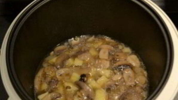 грибной суп пюре в мультиварке