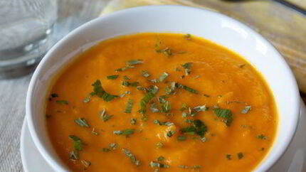 Холодный морковный суп-пюре
